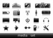 media icons