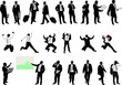 business people collection - vector business people collection - vector