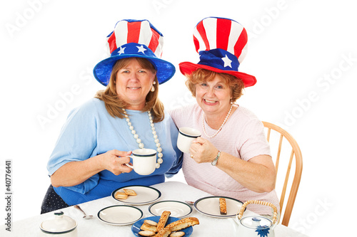 Photo: Stock Photo of Tea Party Conservatives Stock Photo of Tea Party Conservatives