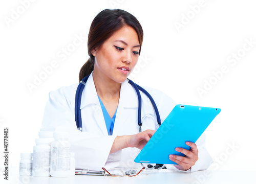 Photo: Chinese medical doctor woman. Chinese medical doctor woman.