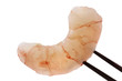One shrimp on a fork One shrimp on a fork