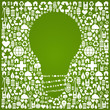 Vector: Eco green world ideas background Eco green world ideas background