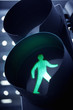 Close up of walk sign at intersection