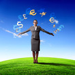 Collage on business and money theme