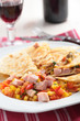 Quesadilla with ham