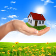 hands holding house hands holding house