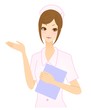 ナース　案内　イラスト