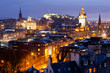 Edinburgh Skylines building and castle Scotland