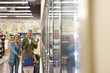 Family shopping in supermarket