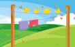 Clothes on the line