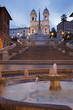 Rome - Spain stairs in morning Rome - Spain stairs in morning