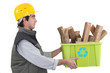 craftsman recycling wood