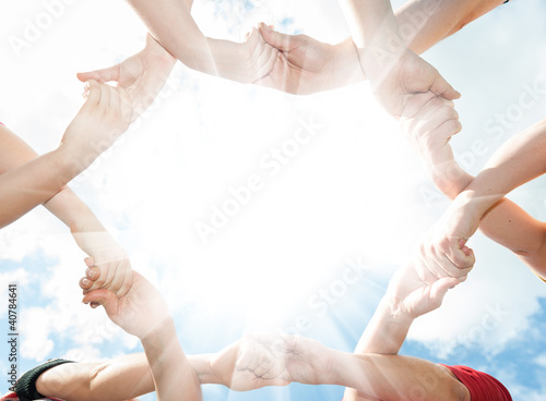 Photo: The unity of the hands The unity of the hands