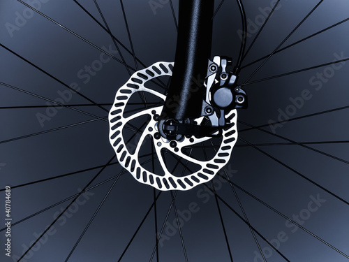 Foto: Close up of bicycle wheel Close up of bicycle wheel