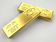 two gold bars