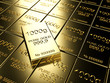 big number of gold bars