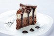 cream chocolate cake sweet food