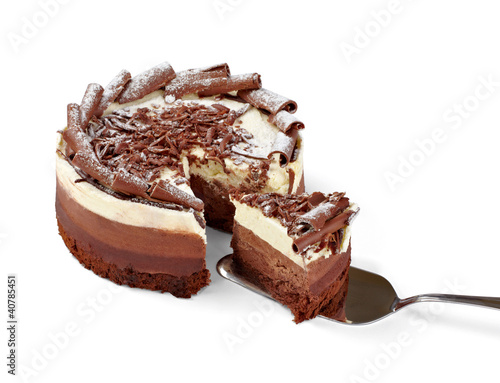 Photo: cream chocolate cake sweet food cream chocolate cake sweet food