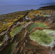 Pools of water in stone formations