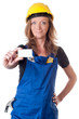 Handwerkerin - Businesskarte