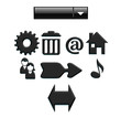 Lote de iconos multimedia