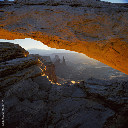 Photo: Arch in desert landscape Arch in desert landscape
