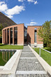 Photo: modern bricks house, surrounded by nature modern bricks house, surrounded by nature