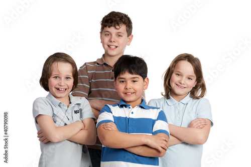 Photo: glückliche gruppe kinder glückliche gruppe kinder