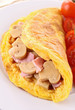 omelette with mushrooms