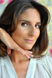close up di donna bruna