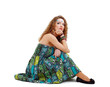 sad hippie girl sitting on the ground sad hippie girl sitting on the ground