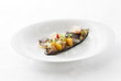 Foto: 3 x aubergine | adlerfisch | orangengelee 3 x aubergine | adlerfisch | orangengelee