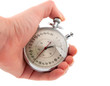 Stopwatch in hand isolated
