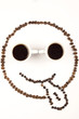 funny face from coffee beans