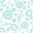 Floral background in light blue Floral background in light blue