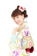 Beautiful kimono woman
