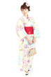 Beautiful kimono woman