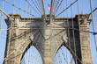 Detail of suspension on Brooklyn Bridge