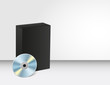 Vector: blank black 3d boxes blank black 3d boxes