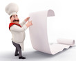 Chef with a huge bill