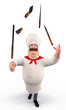 Chef with knife