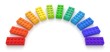Colored toy bricks Colored toy bricks