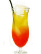 alcohol tequila sunrise cocktail with ice