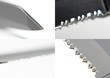 Sharp blade knife serrated close up collages