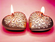 heart scented aroma candles set heart scented aroma candles set