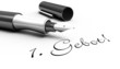 1. Gebot! - Stift Konzept