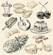 seamless pattern-hand drawn