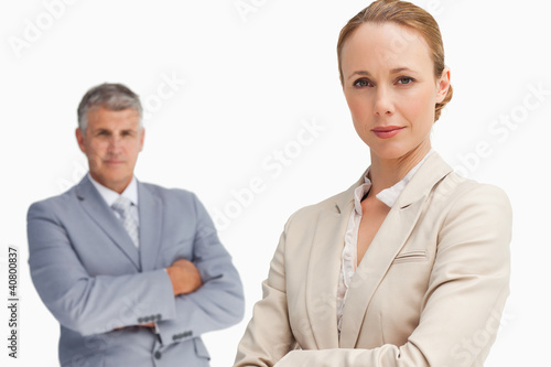 Photo: Serious business people with folded arms Serious business people with folded arms