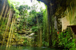 Ik-Kil Cenote near Chichen Itza in Mexico