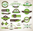 Organic and Genuine product premium labels